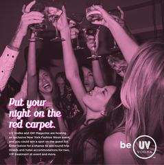 OK! Sweepstakes: Win a Trip to New  York City for a UV Vodka Fashion Week Party