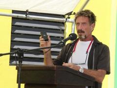 this story proves john mcafee was the king of working smarter, not harder