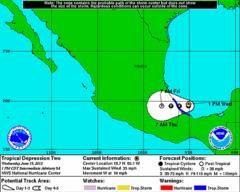 Tropical Storm Barry Forms off Mexican Gulf Coast