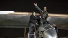 Solar plane completes first coast-to-coast solar flight