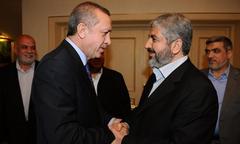Turkey PM Erdogan welcomes Hamas leaders